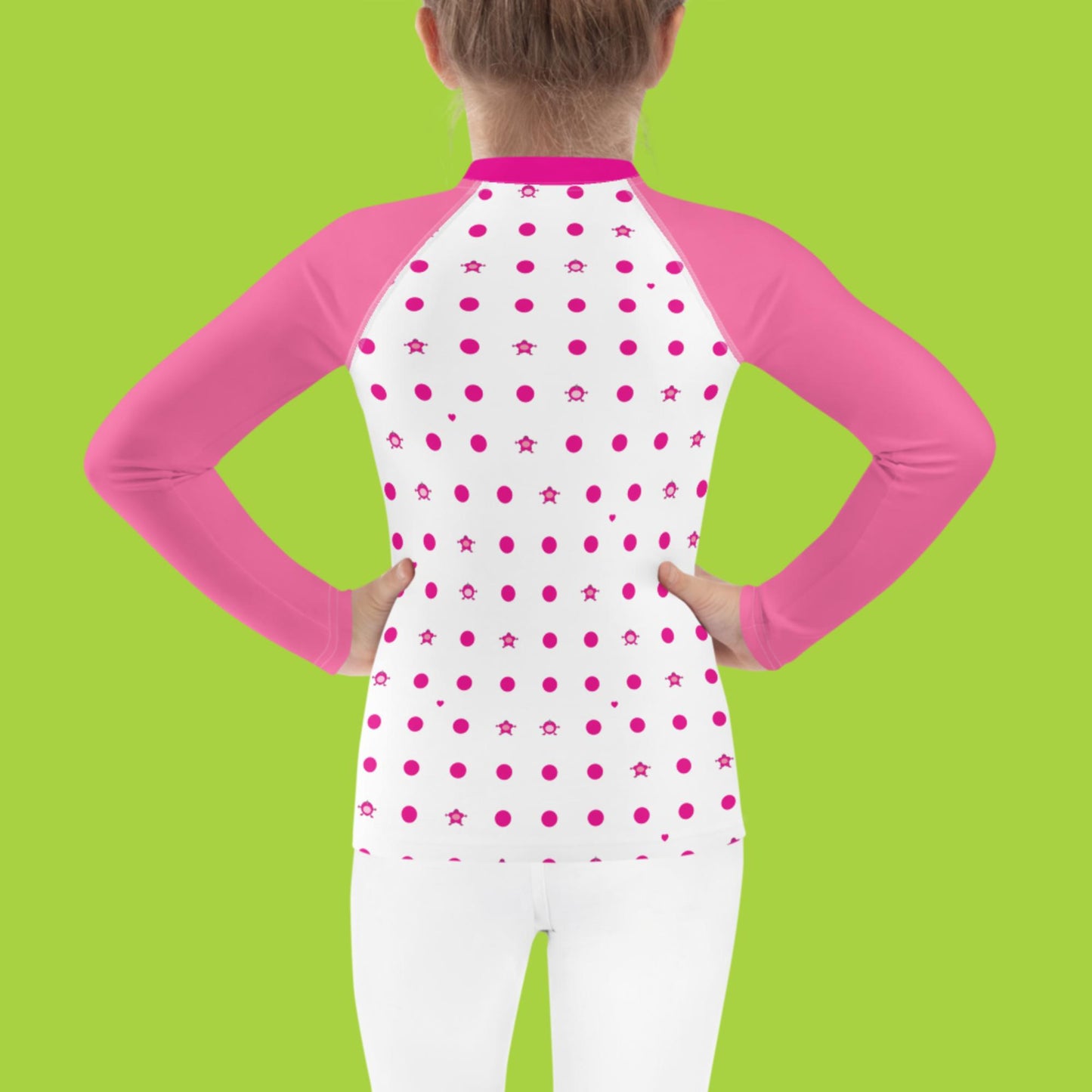Kids Rash Guard Pink