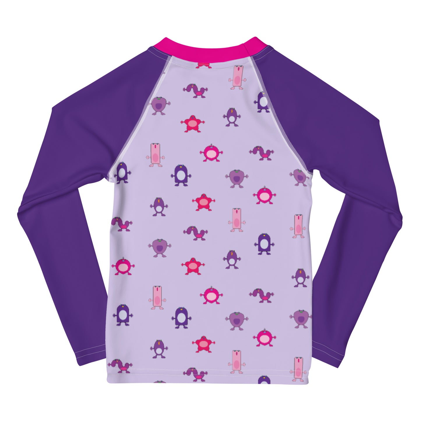 Kids Rash Guard Purple and Pink