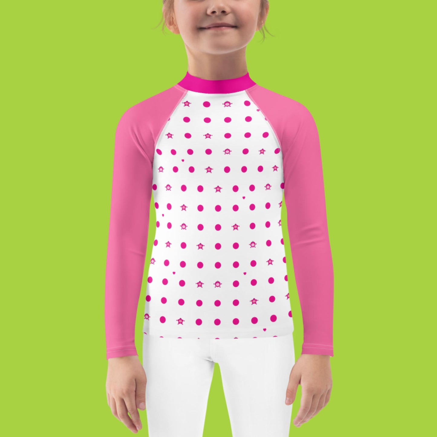 Kids Rash Guard Pink