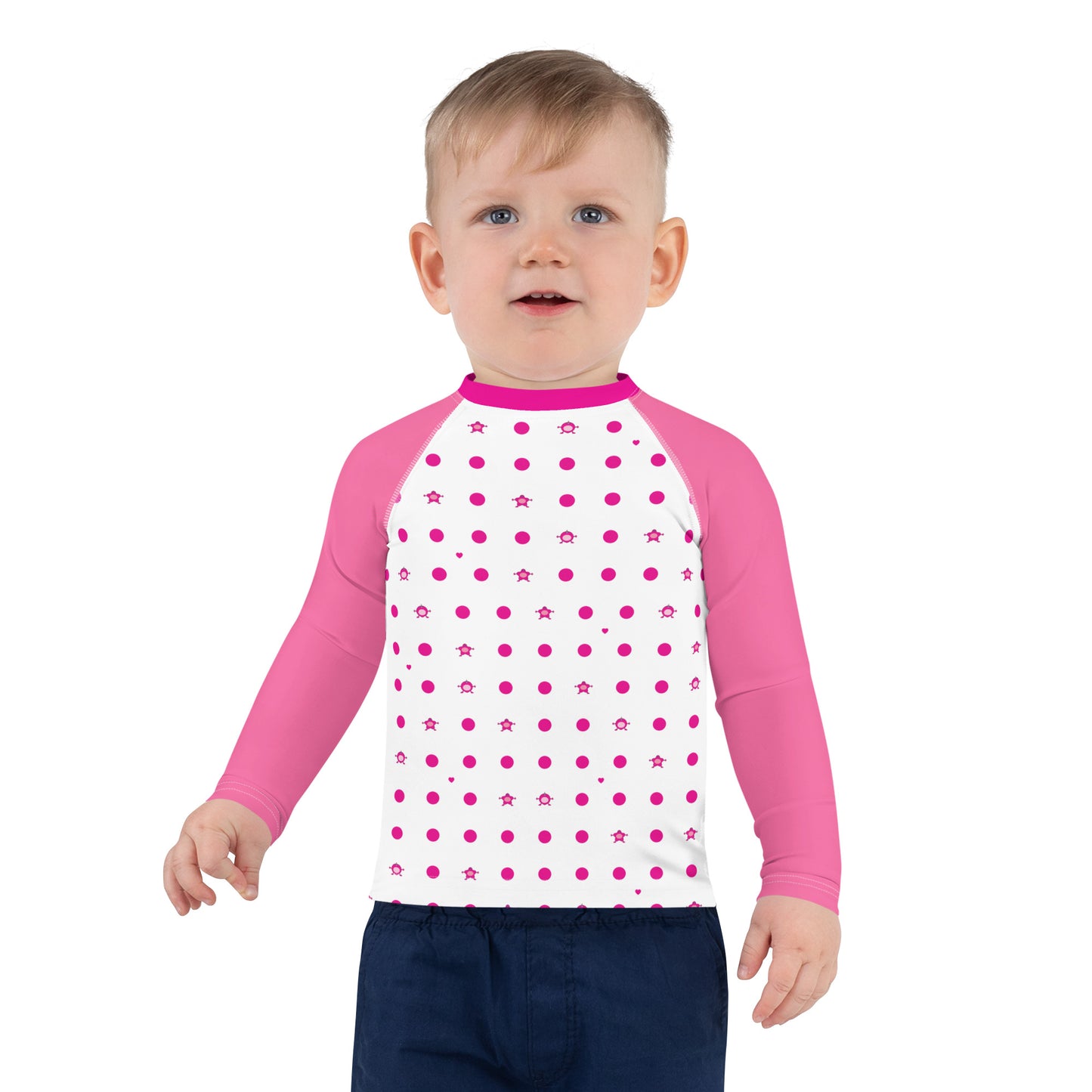 Kids Rash Guard Pink