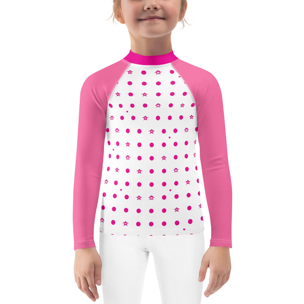 Kids Rash Guard Pink