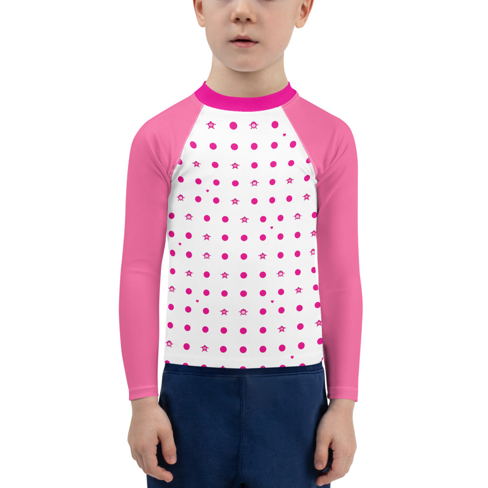 Kids Rash Guard Pink