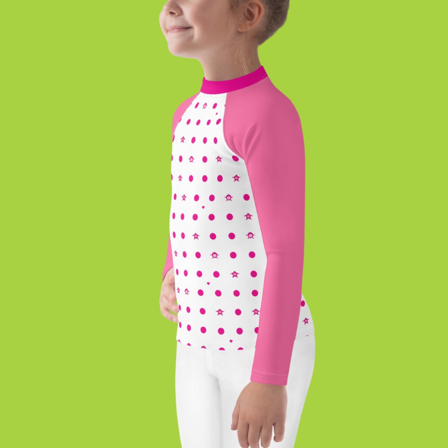 Kids Rash Guard Pink