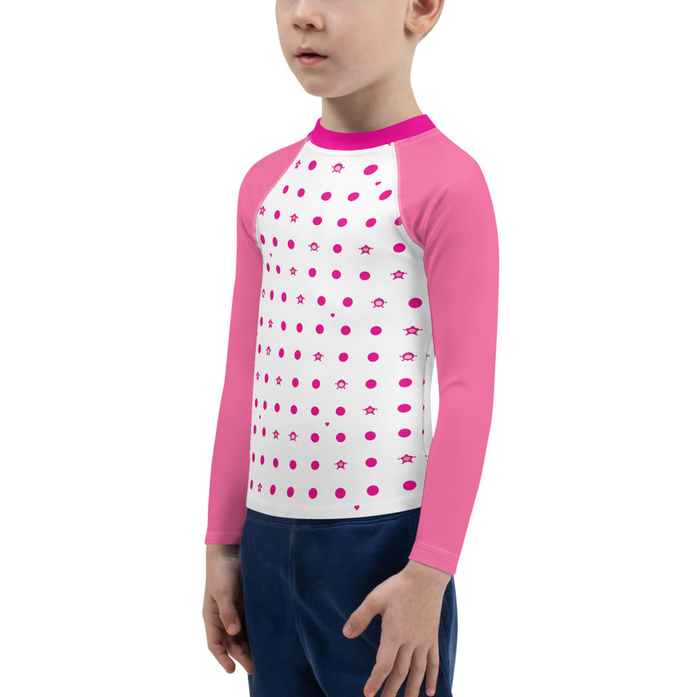Kids Rash Guard Pink