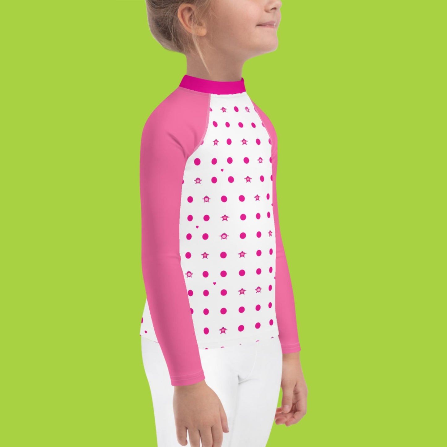 Kids Rash Guard Pink