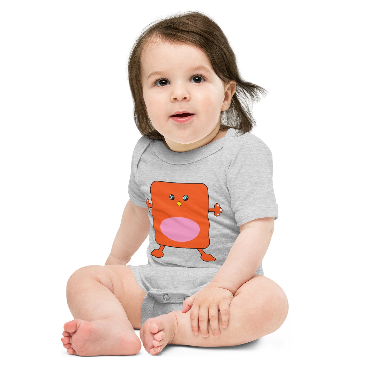 Baby short sleeve one piece (onesie) with BoBo
