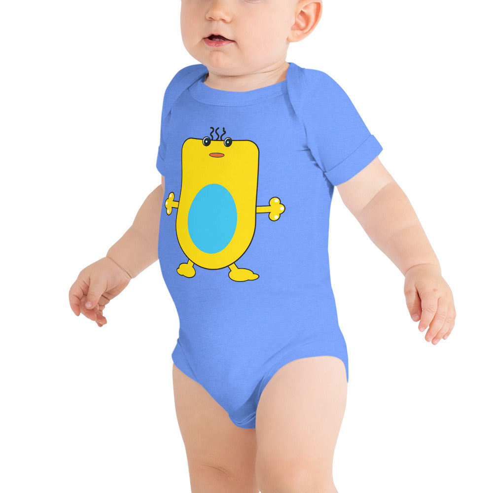 Baby short sleeve one piece (onesie) with Lex