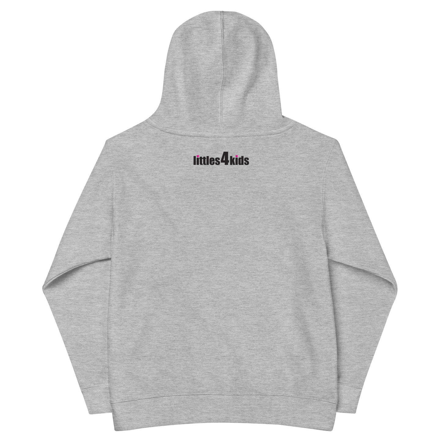 Kids fleece hoodie Grey with Axe