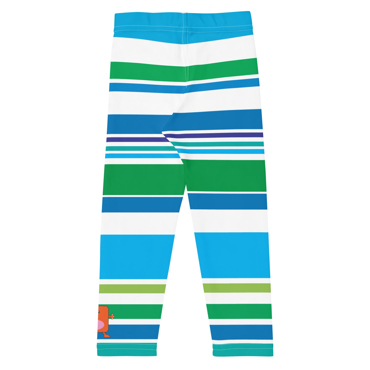 Kids Leggings Blue Green White