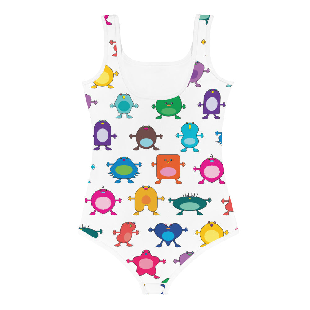 Kids Swimsuit Large Monster All-Over Print