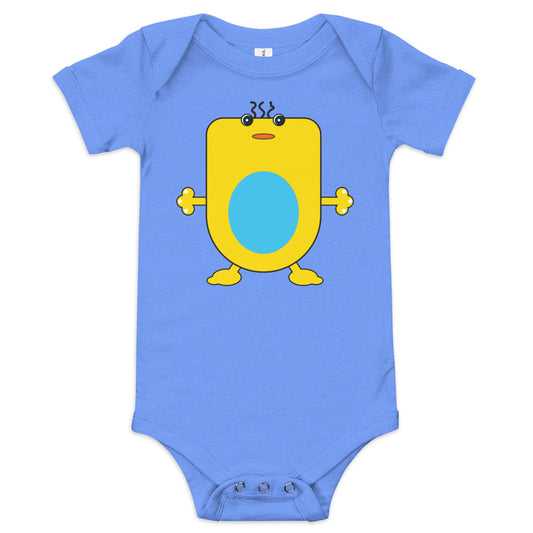 Baby short sleeve one piece (onesie) with Lex