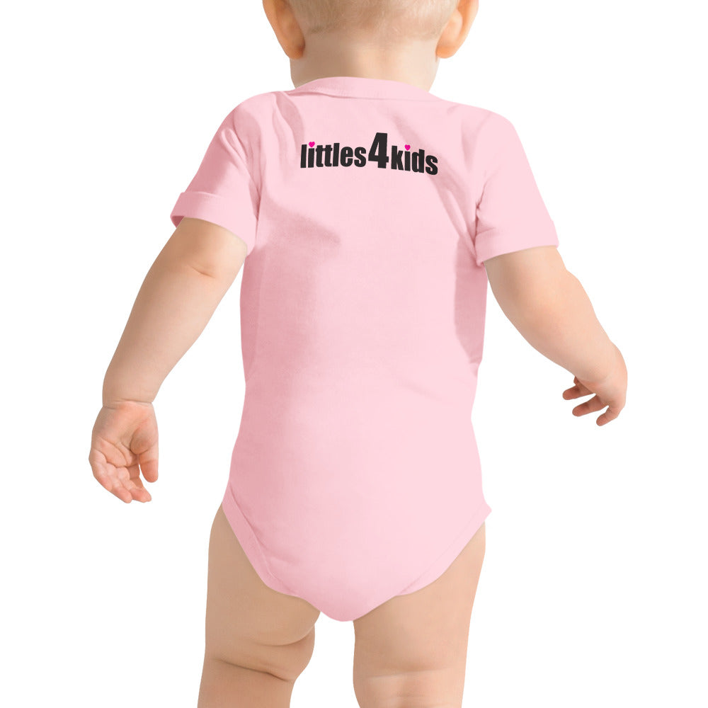 Baby short sleeve one piece (onesie) with Moose